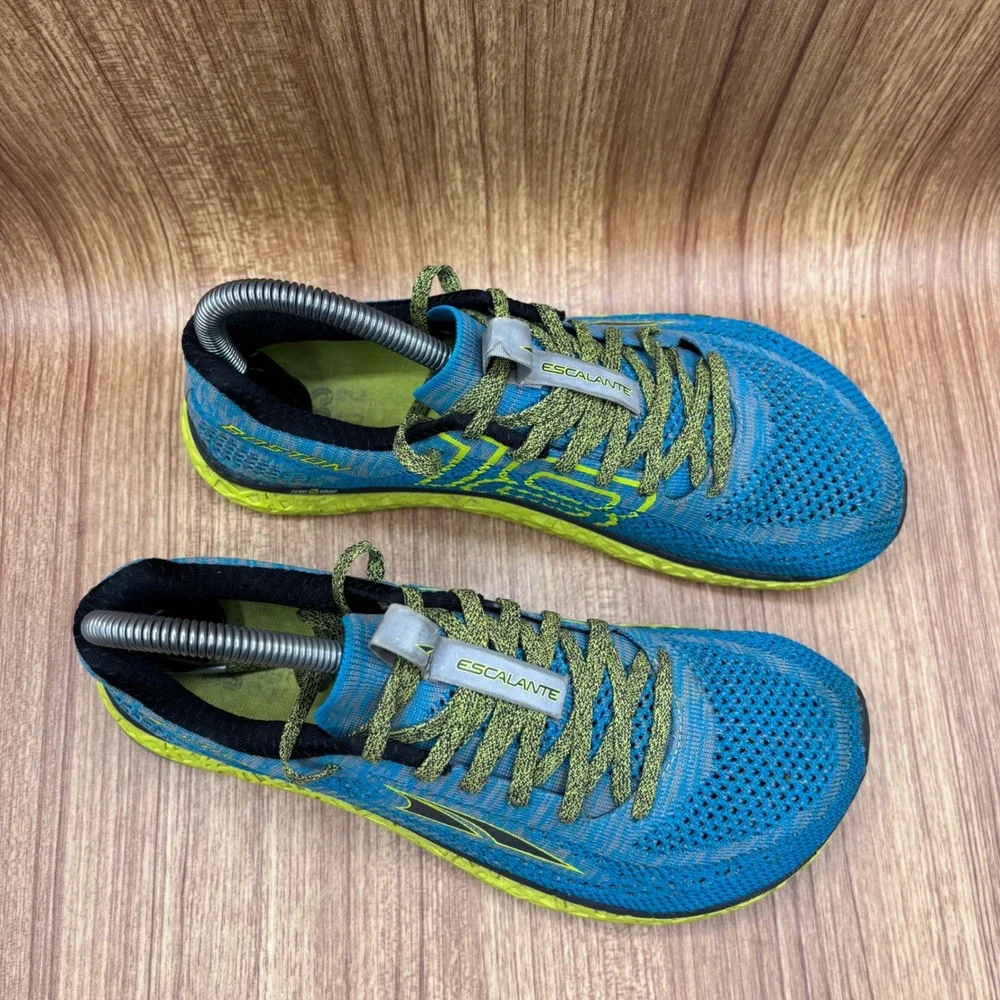 Altra Escalante Racer Boston Running‎ Shoes Women 7.5 Blue Yellow Sneakers